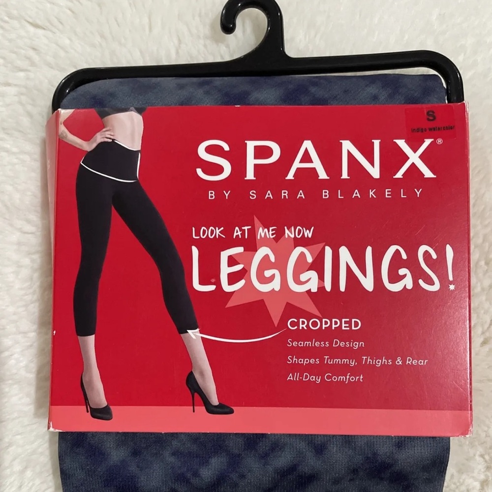 Spanx Women's Cropped Printed Seamless Leggings Size S/P